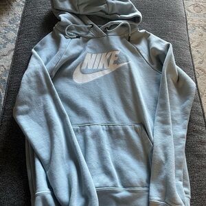 Nike Men's Light Blue Hoodie